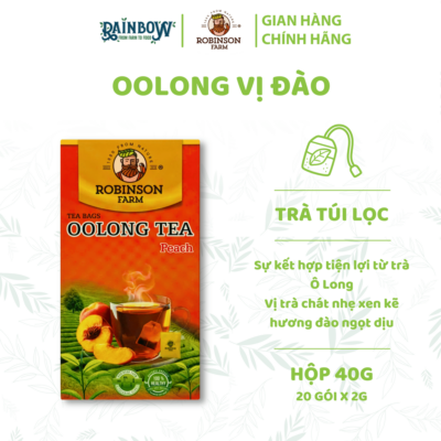 복숭아 우롱 티백 ROBINSON FARM 40g