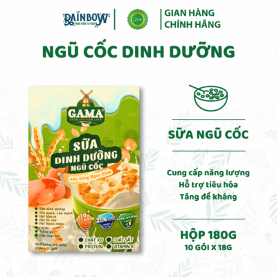 nutritional cereal milk GAMA 180G 10 sachets