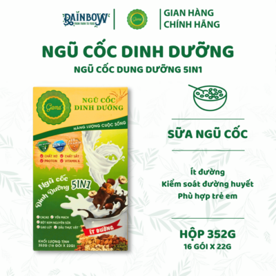 5 in 1 instant cereal drink gama low sugar