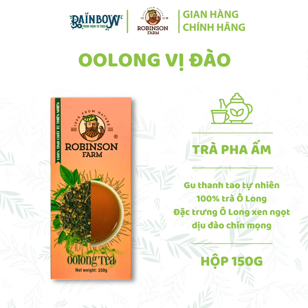 ROBINSON FARM peach oolong tea 150g