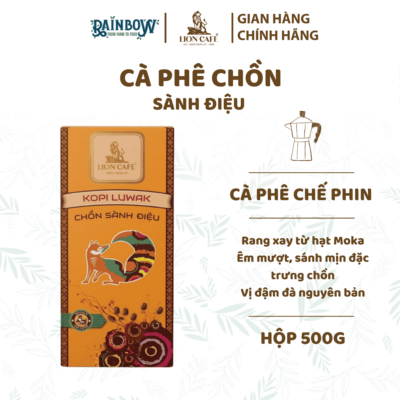 Vietnamese civet ground coffee LION CAFE 500g